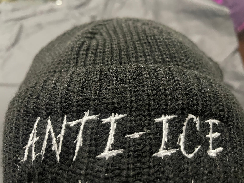 Anti-ICE fisherman beanie