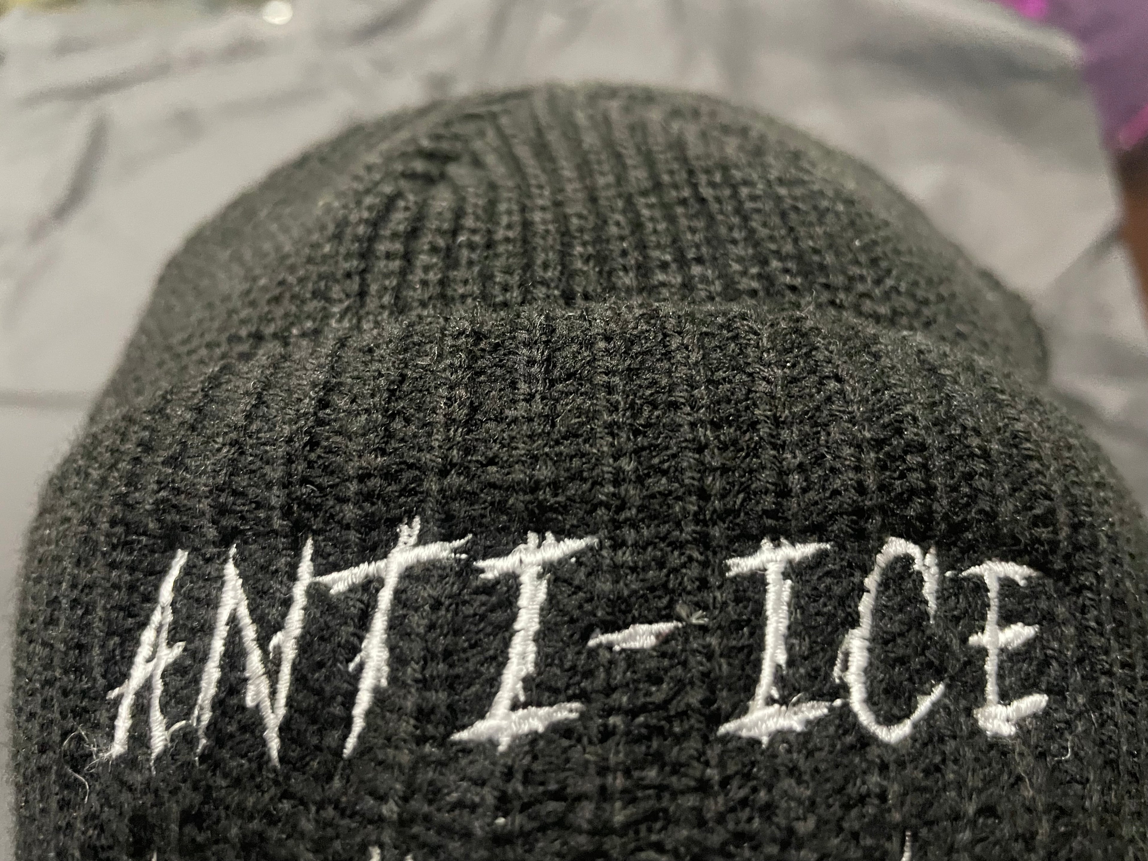 Anti-ICE fisherman beanie